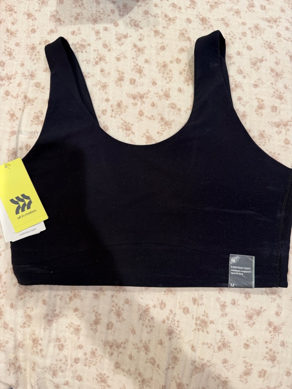 all in motion Black Everyday Soft Sports Bralette
